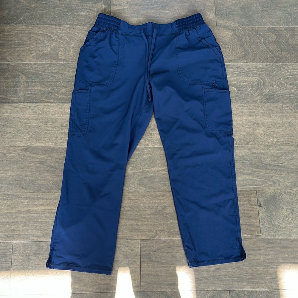 Indigo scrub bottoms